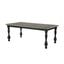 Rectangular Dining Table In Gray and Black