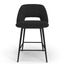 Reed Counter Height Stools Set of 2 In Black