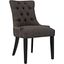 Regent Brown Tufted Fabric Dining Side Chair