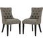 Regent Granite Dining Side Chair Fabric Set of 2