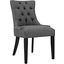 Regent Gray Tufted Fabric Dining Side Chair