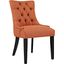 Regent Orange Tufted Fabric Dining Side Chair