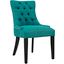 Regent Teal Tufted Fabric Dining Side Chair