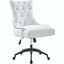 Regent Tufted Fabric Office Chair EEI-4572-BLK-WHI
