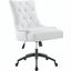 Regent Tufted Vegan Leather Office Chair EEI-4573-BLK-WHI
