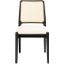 Reinhardt Rattan Dining Chair in Black and White
