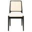 Reinhardt Rattan Dining Chair Set of 2 in Black and White