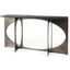 Reinhold Iv Black Marble Top Iron Console Table