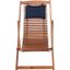 Rendi Relax Chair with Pillow in Navy