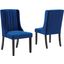 Renew Parsons Performance Velvet Dining Side Chairs - Set of 2 EEI-4244-NAV