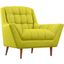 Response Upholstered Fabric Armchair In Wheat Grass