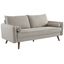 Revive Beige Upholstered Fabric Sofa
