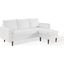 Revive Upholstered Right or Left Sectional Sofa EEI-3867-WHI