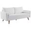 Revive White Upholstered Fabric Sofa EEI-3092-WHI