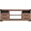 Richmond 60 Inch Tv Stand With 2 Drawers And 4 Shelves In Brown
