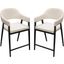 Rieti Cream Counter Height Chair Dining Chair Set of 2