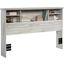 River Ranch Full Or Queen Bookcase Headboard In White Plank
