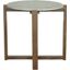 Rizzy Round End Table In Chestnut