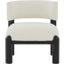 Rosabryna Accent Chair In Ivory/Black
