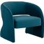 Rosalia Lounge Chair In Timeless Teal