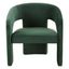 Roseanna Modern Accent Chair In Forest Green