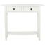 Rosemary Distressed Cream 2-Drawer Console