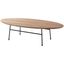 Rossmore Oval Coffee Table In Natural Wood