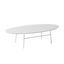 Rossmore Oval Coffee Table In White