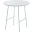 Rossmore White Base Side Table With White Top