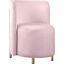 Rotunda Pink Velvet Accent Chair