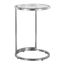 Round Zenn End Table In Clear Glass