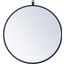 Rowan Blue Round Mirror MR4721BL