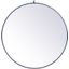 Rowan Blue Round Mirror MR4745BL