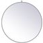 Rowan Grey Round Mirror MR4739GR