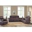 Royce Fantom Brown Power Reclining Living Room Set with Drop Down Console