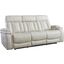 Royce Power Reclining Sofa Loveseat and Recliner In Off White