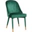 Ruddell Green Velvet Dining Chair Set of 2