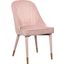 Ruddell Pink Velvet Dining Chair Set of 2