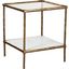 Ryandale Antique Brass Accent Table