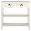 Salem White Console Table with Storage