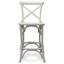 Saloon Counter Stool Set of 2 In White