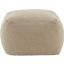 Samuels Boucle Pouf In Light Brown