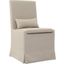 Sandspur Beach Dining Brushed Linen Chair With Casters