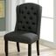 Sania Wingback Chair Set of 2 In Dark Gray