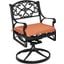 Sanibel Black Outdoor Swivel Rocking Chair 6654-53C