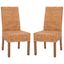 Sanibel Honey Oak Rattan Side Chair Set of 2