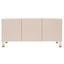 Saturn Wave Acrylic Sideboard In Light Pink