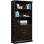 Sauder Select Bookcase With Doors In Estate Black