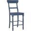 Savannah Court Counter Chair Set of 2 In Navy