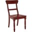 Savannah Court Dining Chair Set of 2 In Red